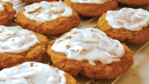 iced pumpkin cookies